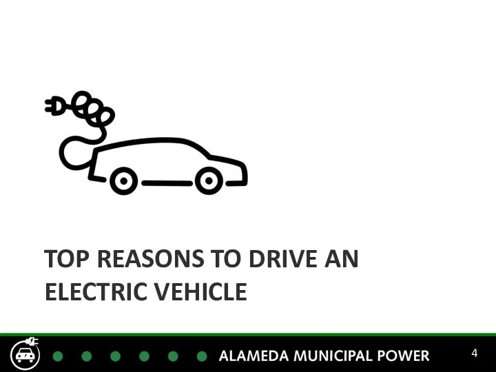 TOP REASONS TO DRIVE AN ELECTRIC VEHICLE