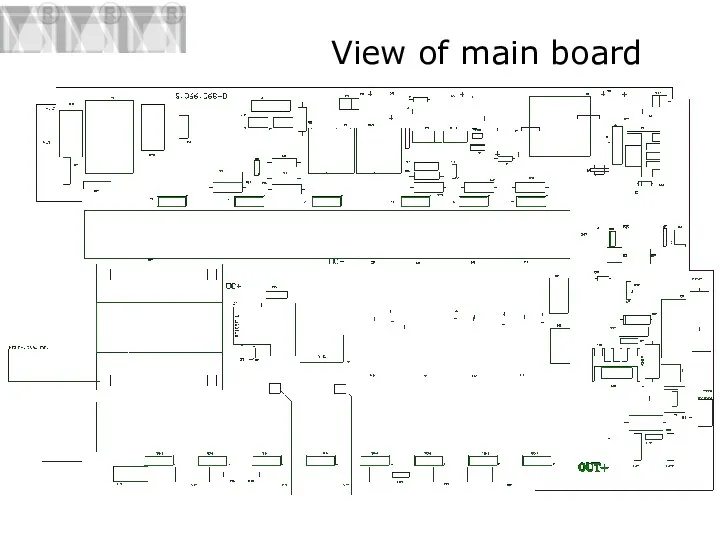 View of main board