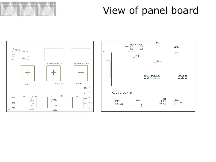 View of panel board