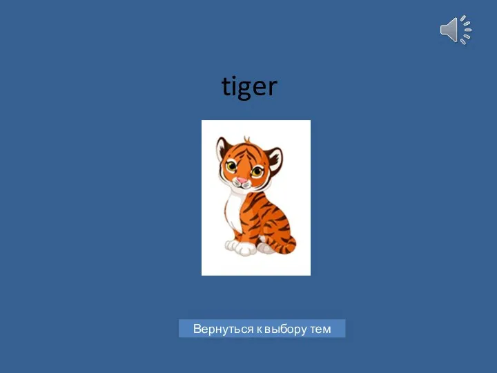 tiger