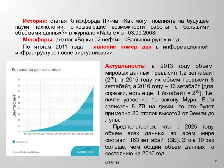 История: статья Клиффорда Линча «Как могут повлиять на будущее науки