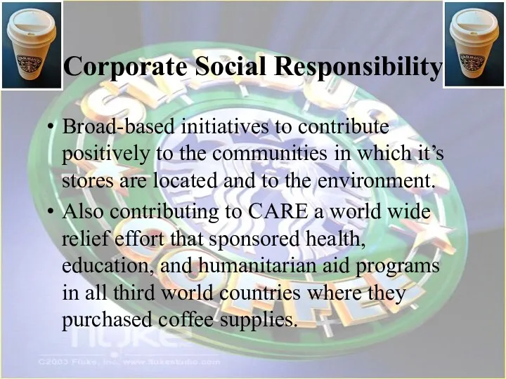 Corporate Social Responsibility Broad-based initiatives to contribute positively to the
