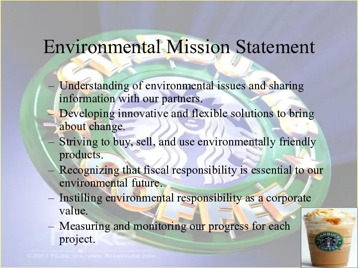 Environmental Mission Statement Understanding of environmental issues and sharing information