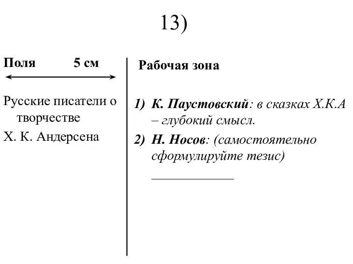 13) Поля 5 см Русские писатели о творчестве Х. К.