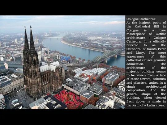 Cologne Cathedral: At the highest point of the Cathedral Hill