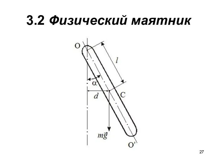 3.2 Физический маятник