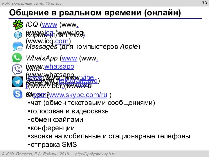 Общение в реальном времени (онлайн) ICQ (www (www. (www.icq (www.icq.