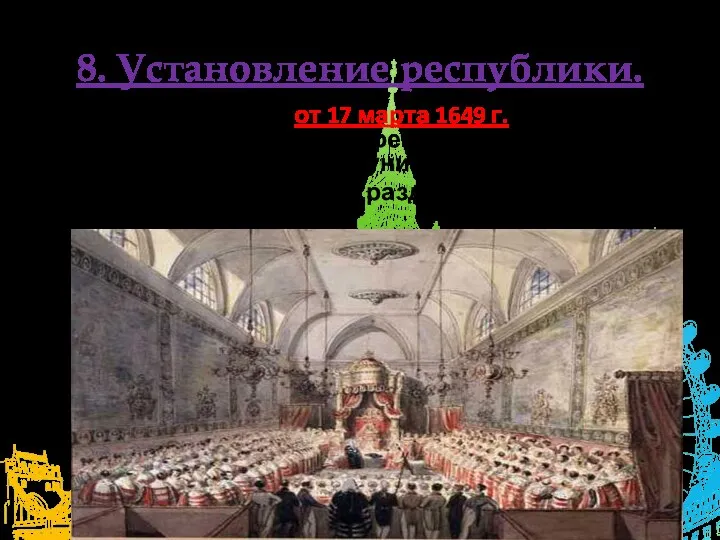 8. Установление республики. Актом парламента от 17 марта 1649 г.