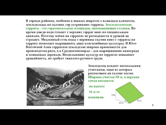 В горных районах, особенно в южных широтах с влажным климатом,