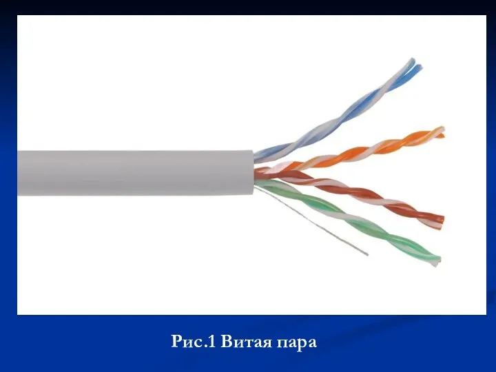 Рис.1 Витая пара