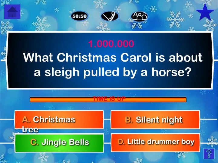 What Christmas Carol is about a sleigh pulled by a