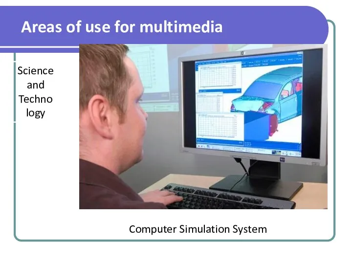 Science and Techno logy Computer Simulation System Areas of use for multimedia