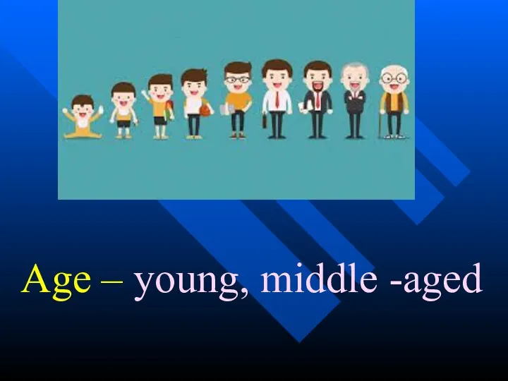 Age – young, middle -aged