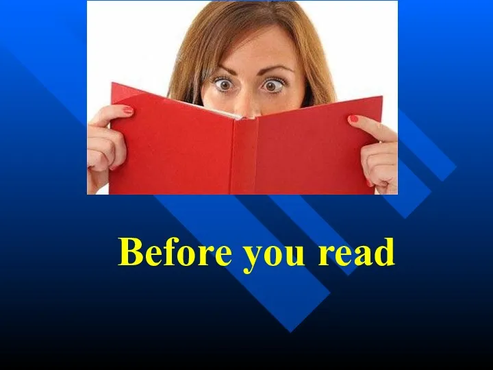 Before you read