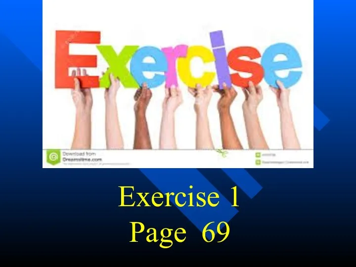 Exercise 1 Page 69