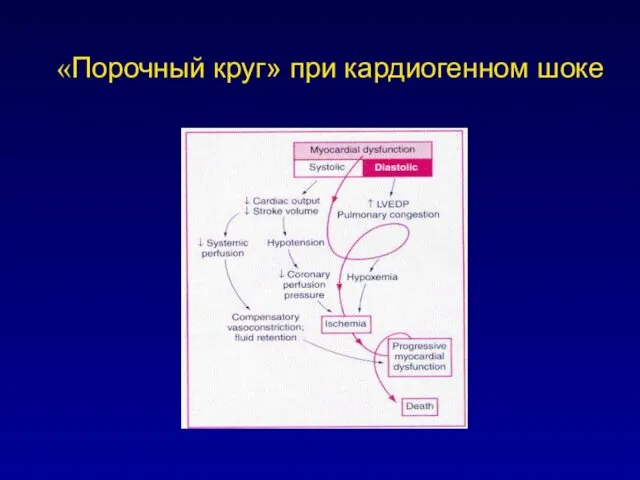 «Порочный круг» при кардиогенном шоке