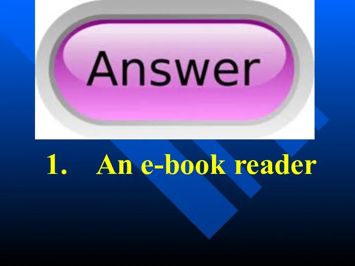 1. An e-book reader