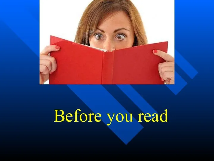 Before you read