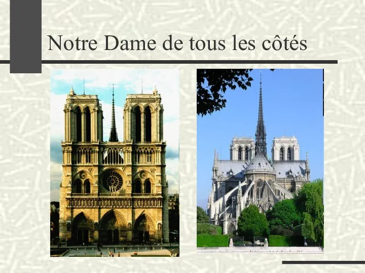 Notre Dame de tous les côtés