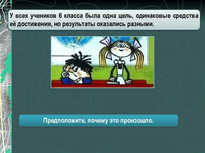 У всех учеников 6 класса была одна цель, одинаковые средства