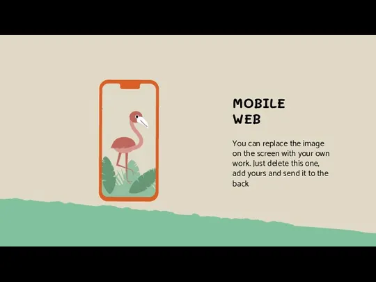 MOBILE WEB You can replace the image on the screen