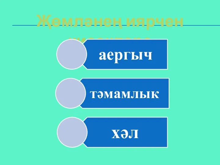 Җөмләнең иярчен кисәкләре