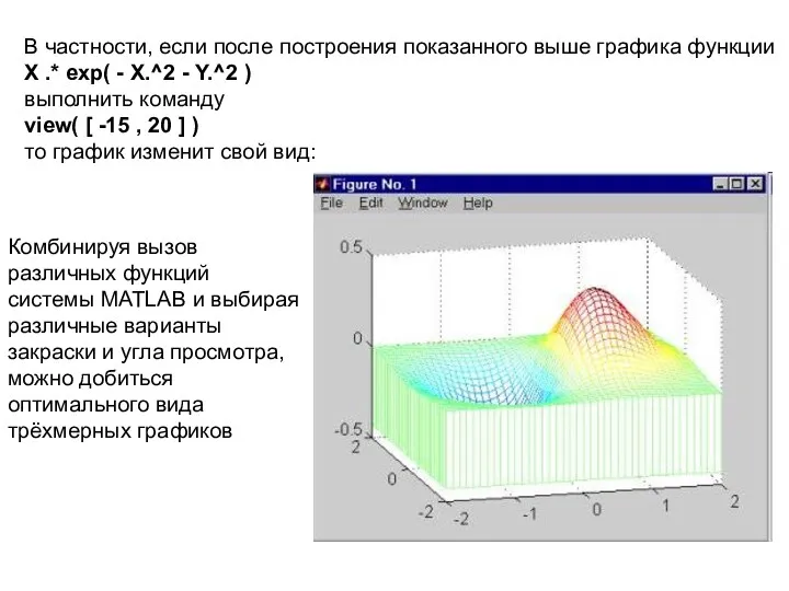 В частности, если после построения показанного выше графика функции X