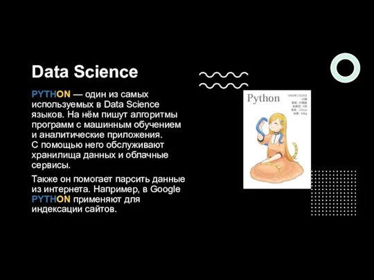 Data Science PYTHON — один из самых используемых в Data