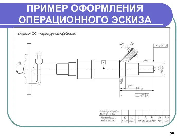 ПРИМЕР ОФОРМЛЕНИЯ ОПЕРАЦИОННОГО ЭСКИЗА