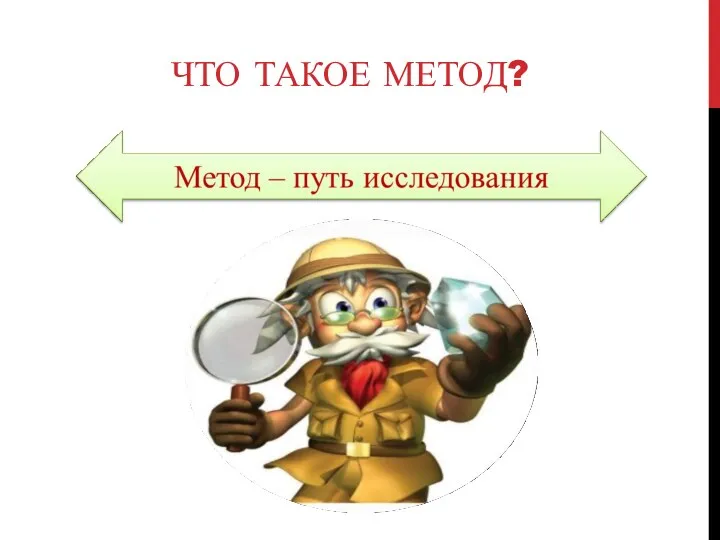 ЧТО ТАКОЕ МЕТОД?