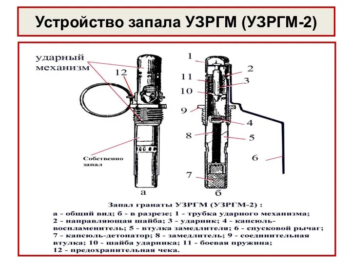 Устройство запала УЗРГМ (УЗРГМ-2)