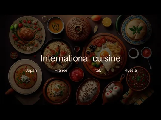 International cuisine