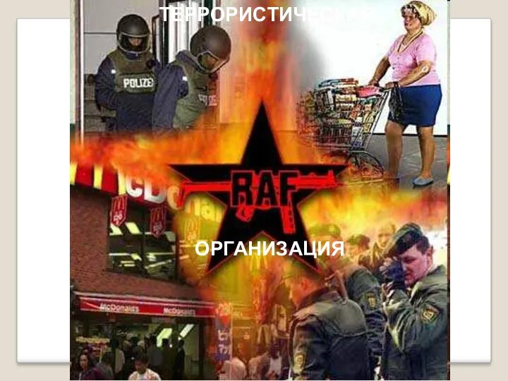 ТЕРРОРИСТИЧЕСКАЯ ОРГАНИЗАЦИЯ