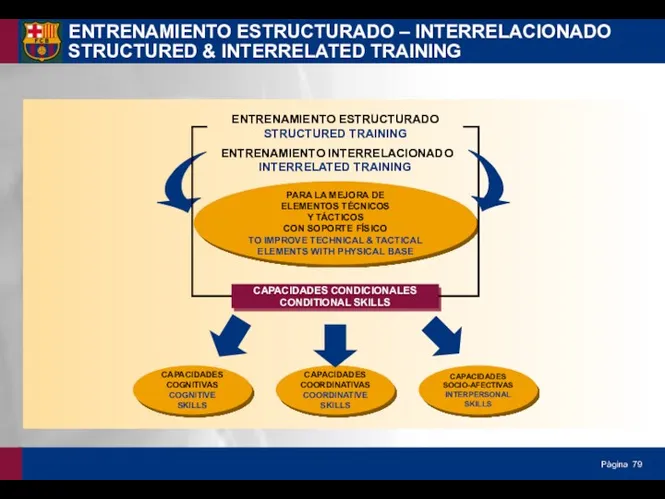 ENTRENAMIENTO ESTRUCTURADO – INTERRELACIONADO STRUCTURED & INTERRELATED TRAINING CAPACIDADES COGNITIVAS