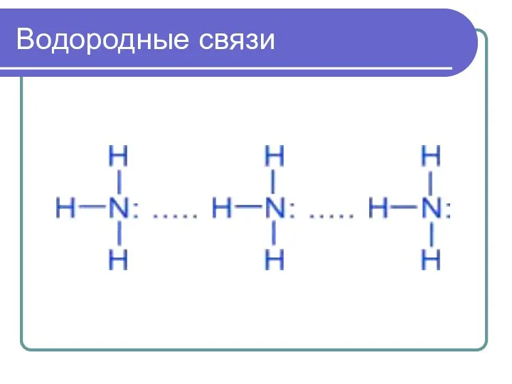 Водородные связи