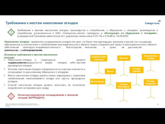 Требования к местам накопления отходов обеспечения санитарно-эпидемиологического благополучия населения, в