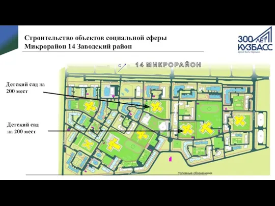 Строительство объектов социальной сферы Микрорайон 14 Заводский район Детский сад