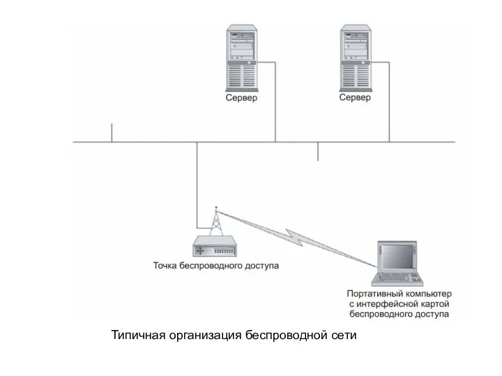 Типичная организация беспроводной сети