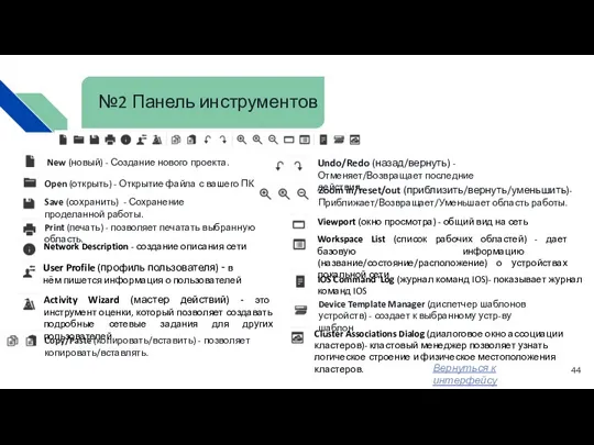 №2 Панель инструментов New (новый) - Создание нового проекта. Open