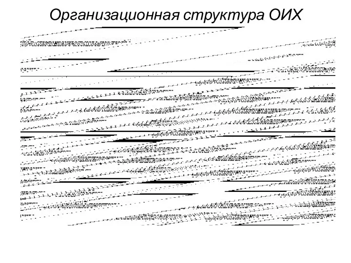 Организационная структура ОИХ