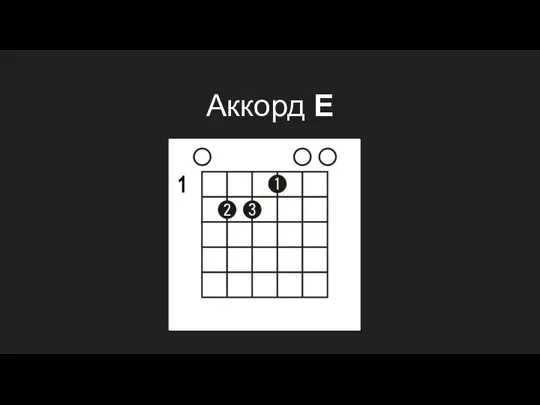 Аккорд E