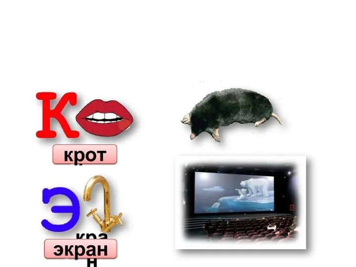 к рот крот кран э экран