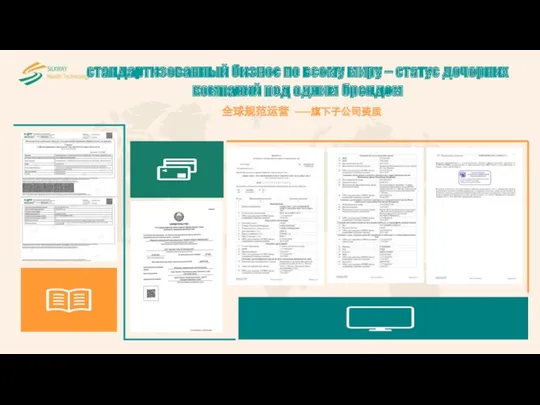 全球规范运营 ——旗下子公司资质 стандартизованный бизнес по всему миру – статус дочерних компаний под одним брендом
