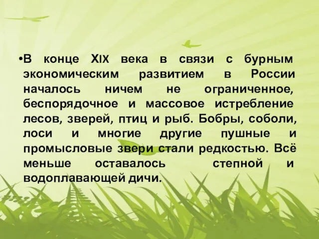 В конце ХIX века в связи с бурным экономическим развитием