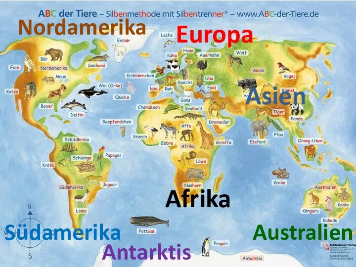 Nordamerika Südamerika Europa Asien Australien Afrika Antarktis
