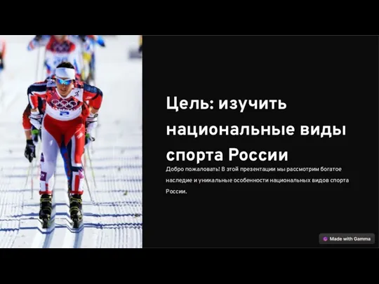 Национальные виды спорта России