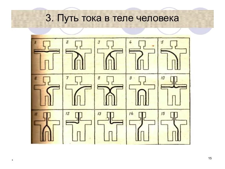 * 3. Путь тока в теле человека