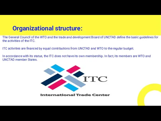Organizational structure: The General Council of the WTO and the