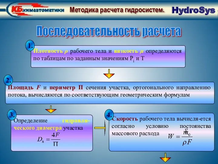 Методика расчета гидросистем. Последовательность расчета Плотность ρ рабочего тела и