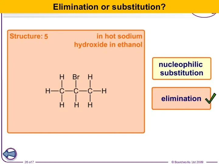 Elimination or substitution?